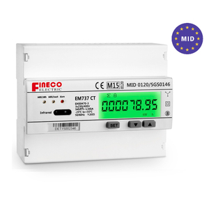 EM737 CT three phase~1.5A~MID~Modbus~4 Tariff