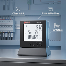 PM837 Digital Three Phase Multifunction Power Meter with RS485 Modbus 0.5S Class 96*96 Panel Mount KWH Energy Meter