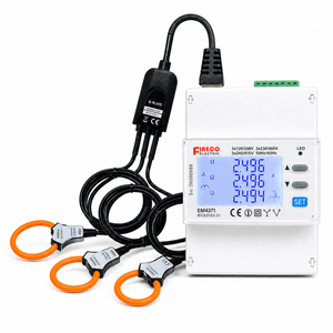 EM4371 0.33V three phase ~333mV~RS485~S0~DO~Dual source tariff energy Meter for Solar System Home