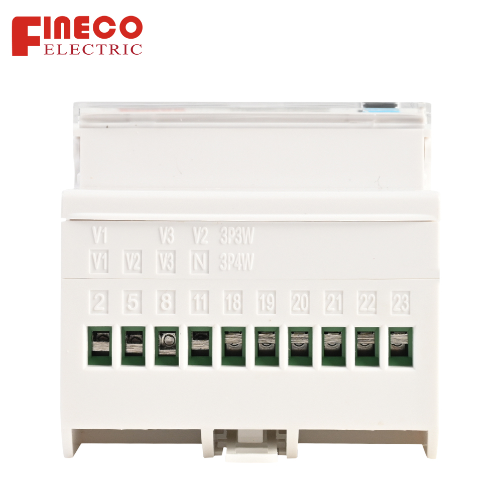 EM4373-Ethernet Three Phase Ethernet Smart Energy Meter RJ45 Modbus TCP 0.33V 333mV CT Input for DCIM Solar EV Charger