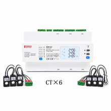 EM1037 6-Channel Three Phase Multi-circuit Multi-Function Energy Meter DIN Rail 0.5S Sub-Metering Modbus TCP/IP Ethernet 18 Single Phase KWH Meter