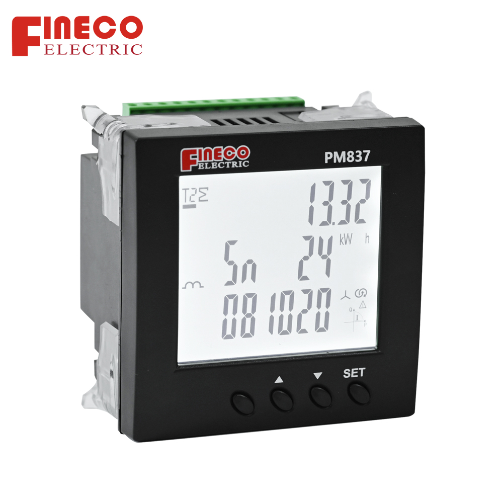 PM837 3 Phase Network Analyzer | Harmonic Monitoring (THD) & Power Quality Meter | Remote Data Acquisition & Load Profile | RS485/Ethernet IoT Meter