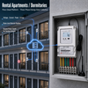 SM735 Three-Phase LoRaWAN Smart Energy Meter, Class 1.0, 3×220/380V, Platform Remote Open/Close Relay, 5-Min Uplink, RS485 DL/T645 Modbus, LCD