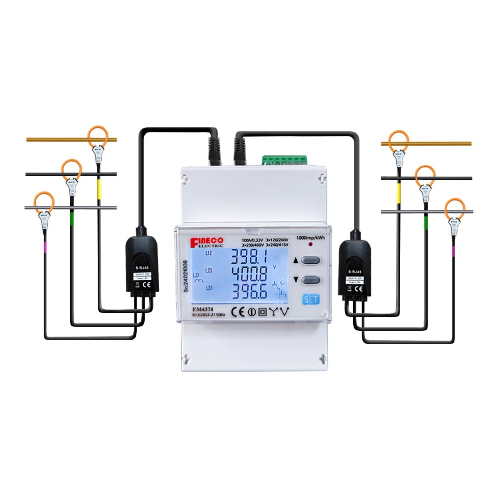 EM4374 Multichannel Energy Meter~multi Circuit Energy Meter~power Clamp Meter
